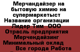 Мерчандайзер на бытовую химию на супермаркетыст › Название организации ­ Лидер Тим, ООО › Отрасль предприятия ­ Мерчендайзинг › Минимальный оклад ­ 23 000 - Все города Работа » Вакансии   . Адыгея респ.,Адыгейск г.